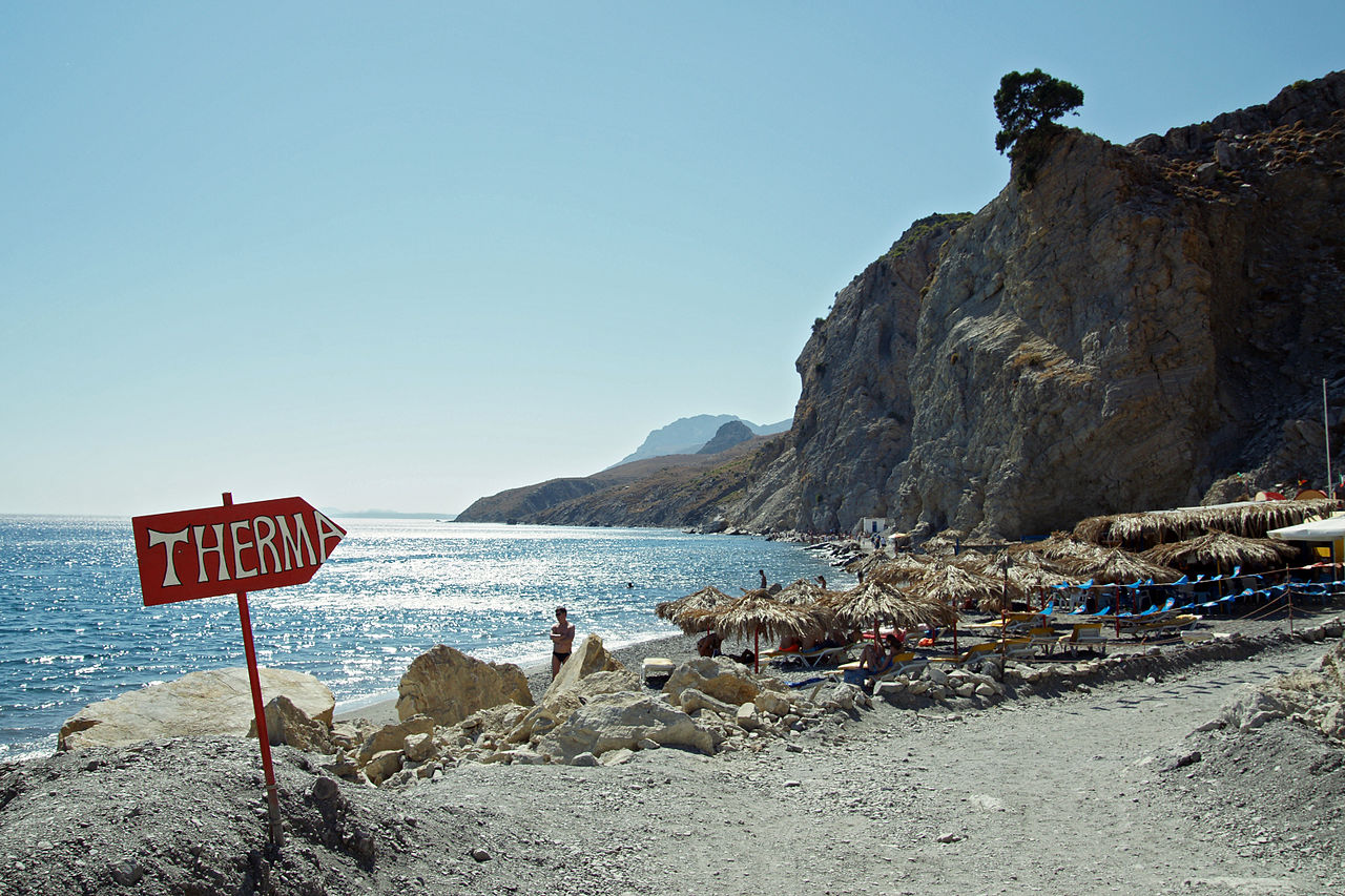 Therma Beach - one of the best beaches on Kos