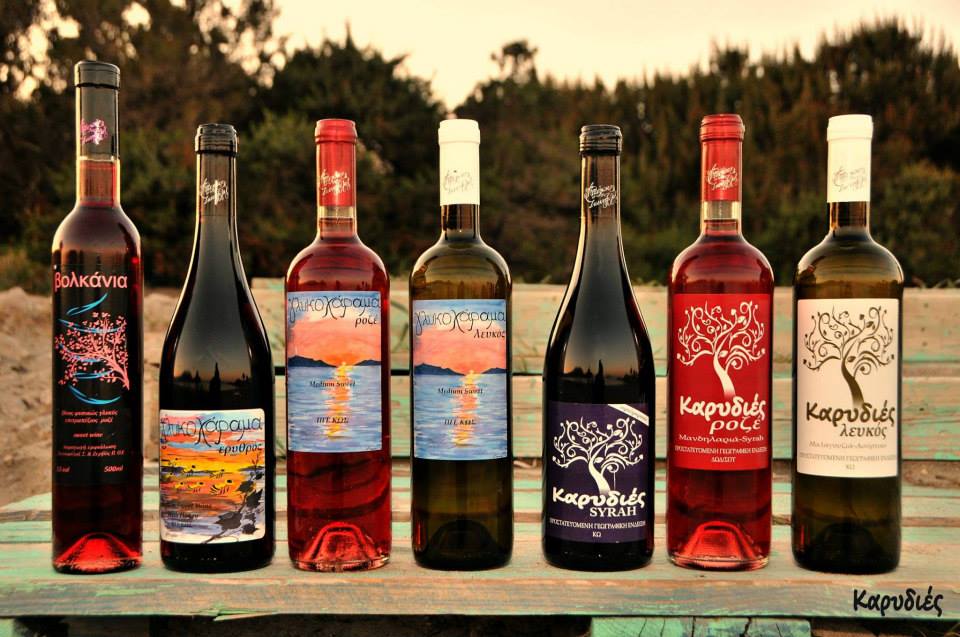 Kos wines from Volcania Winery