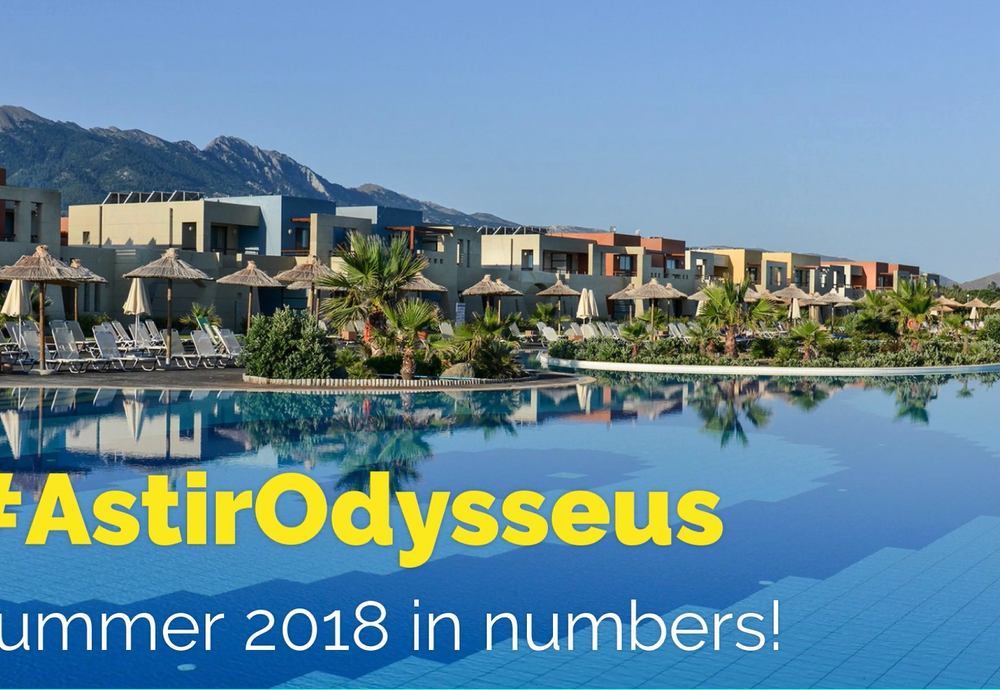 Astir Odysseus, Summer 2018 in numbers: impressive statistics from a marvelous summer