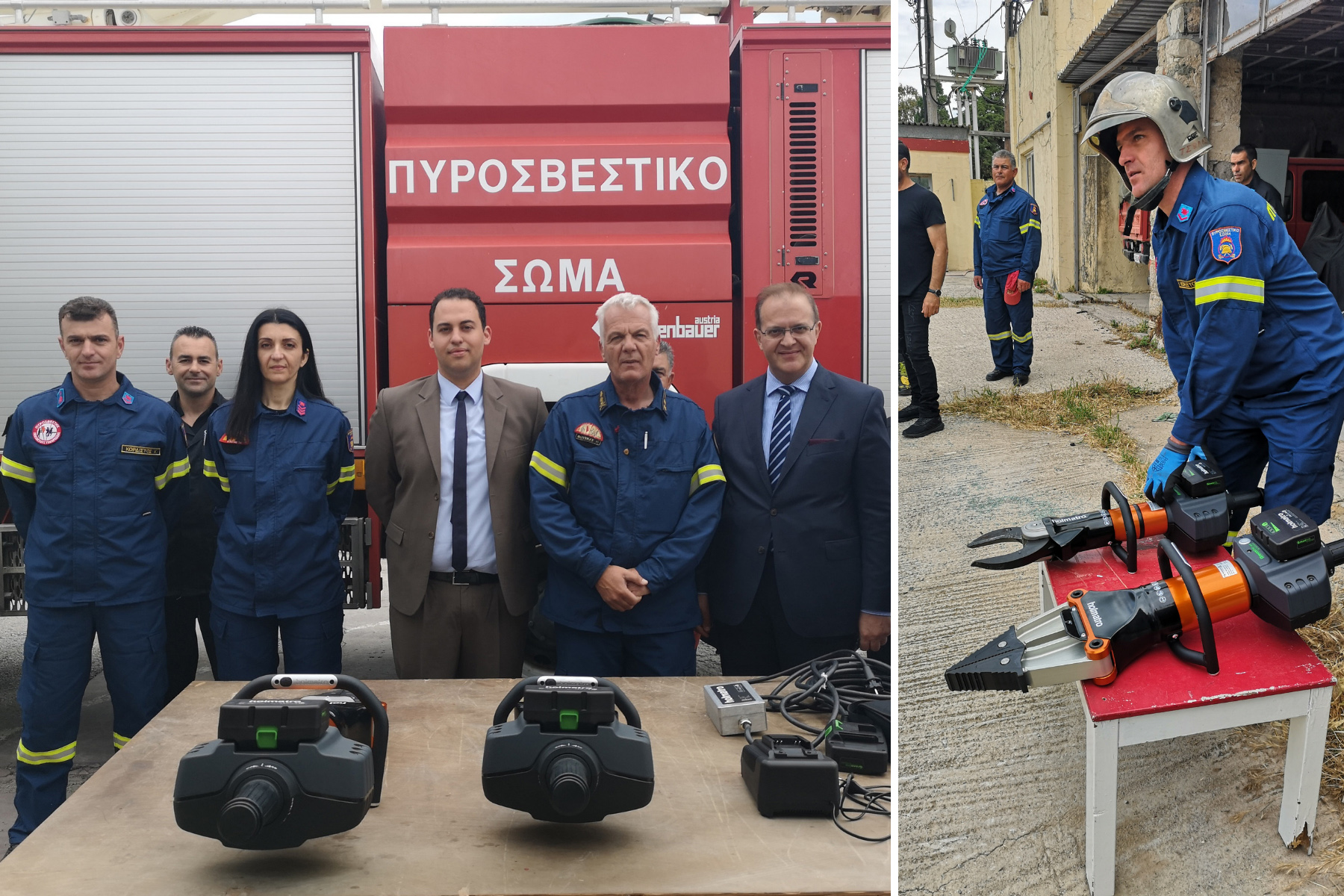Astir Odysseus donates rescue equipment to the Fire Department of Kos